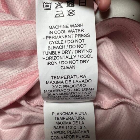 Puma Womens Pink Zebra Print Oversized T-Shirt XL 100% Polyester - Picture 7 of 10